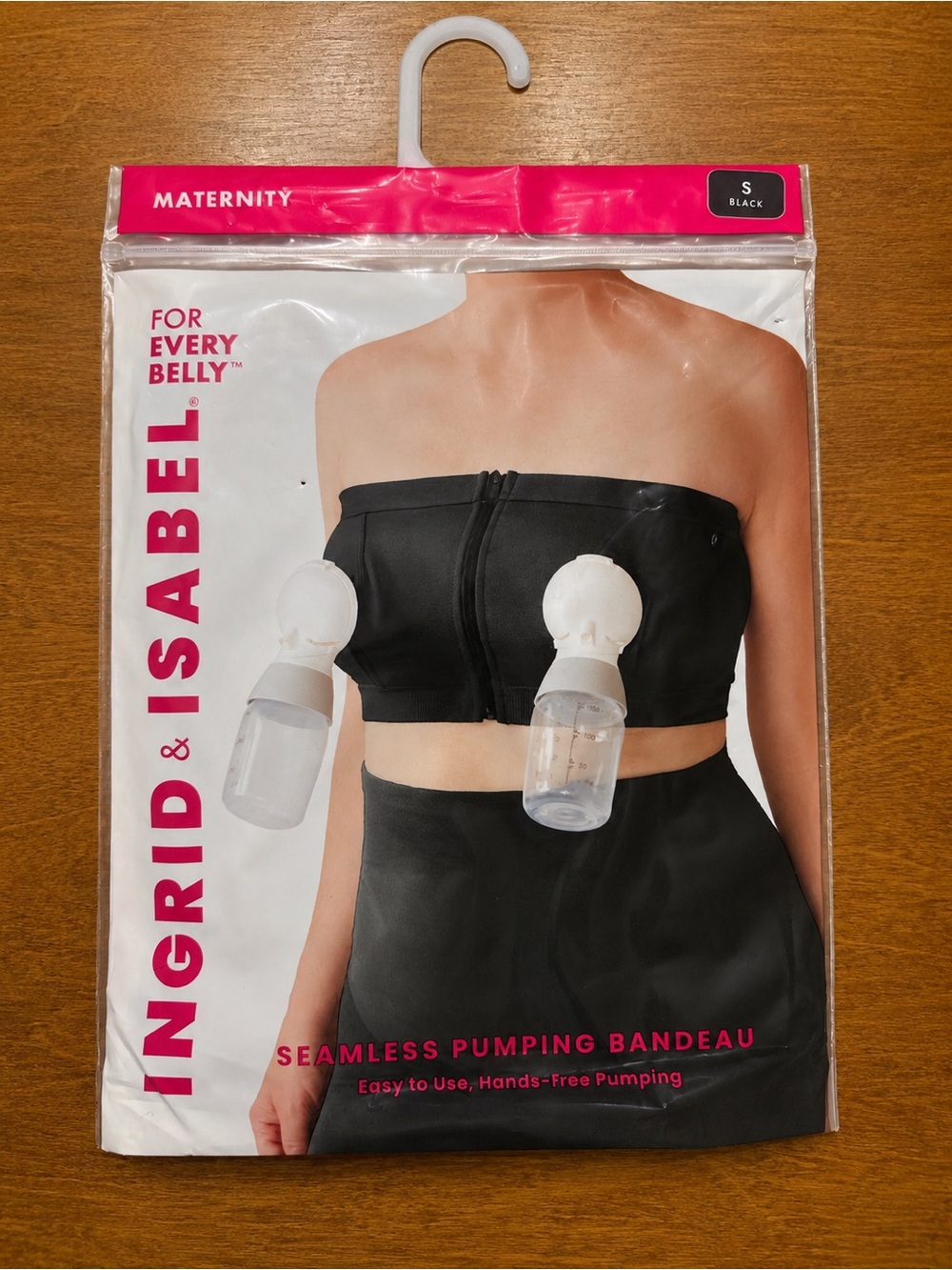 Ingrid & Isabel Seamless Pumping Bandeau - Black NIP